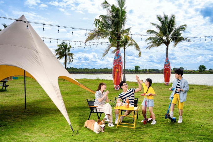 Không gian sống giúp gia đình trẻ gắn kết thiên nhiên. Ảnh: Nam Long