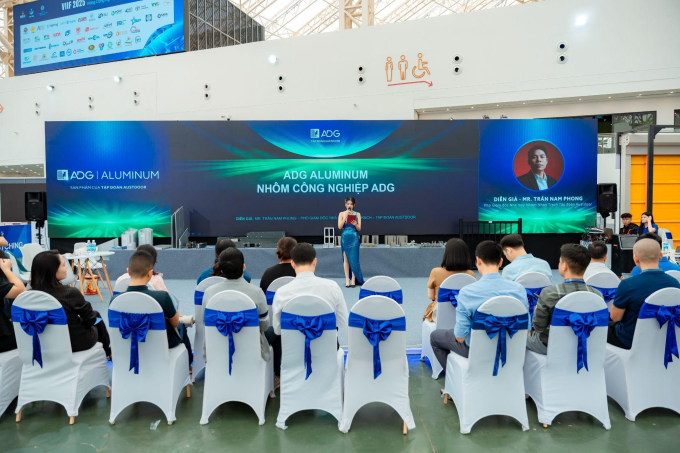 Phiên hội thảo chuyên sâu của doanh nghiệp tại hội chợ. Ảnh: Austdoor