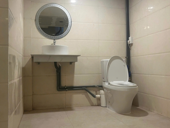 Máy bơm SFA có thể đặt ngay trên sàn, không cần khoan cắt nên giảm thiểu tối đa việc thi công. Ảnh: SFA