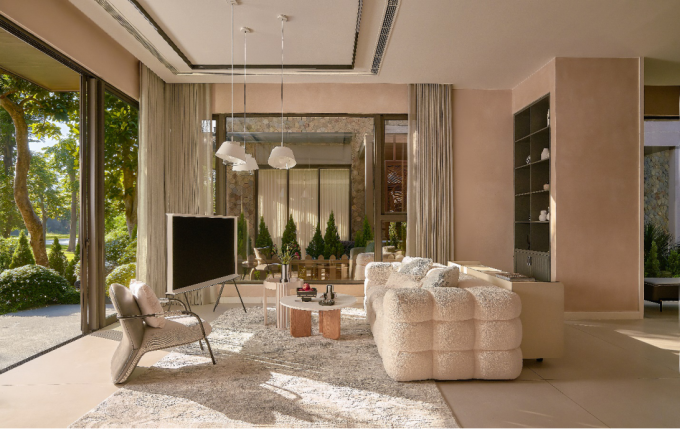 Ảnh thực tế không gian biệt thự mẫu Retreat Forest, Eco Retreat. Ảnh: MP