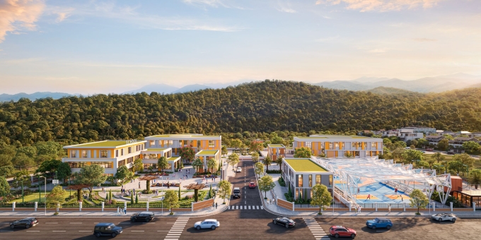 Phối cảnh phân khu Phú Quý, dự án Vlasta - Thủy Nguyên. Ảnh: Văn Phú