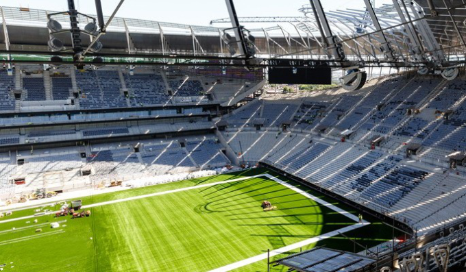 Dàn loa JBL Professional đồng hành cùng những trận cầu tại sân vận động Tottenham Hotspur Stadium (Anh). Ảnh: JBL