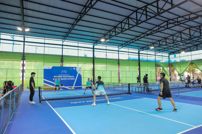 Sân pickleball đã đưa vào vận hành tại khu đô thị. Ảnh: Phát Đạt