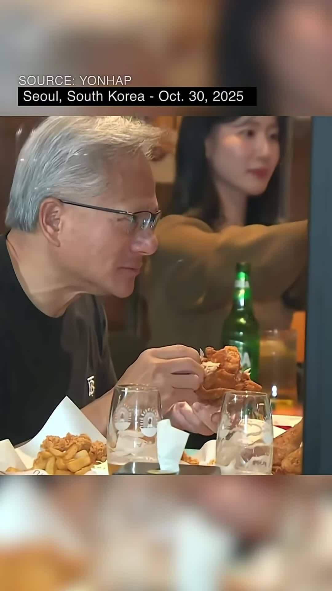 Ba tỷ phú công nghệ nhậu gà rán uống bia ở Seoul