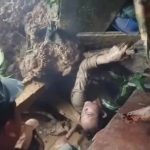 Sạt lở vùi lấp: Cứu sống người đàn ông dưới đống đổ nát