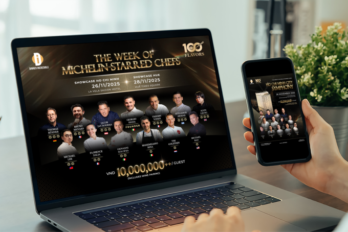 Giá vé cho từng đêm tiệc từ 10 triệu đồng một khách, đã bao gồm thức uống đi kèm. Ảnh: WAF - WeAreFactory