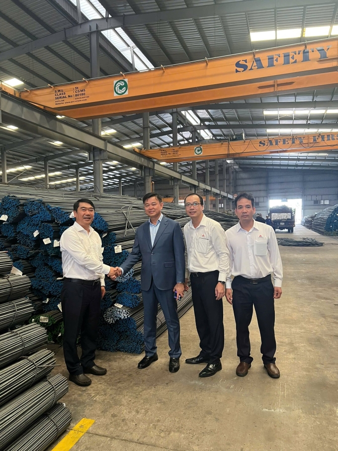 Thép Miền Nam thăm và làm việc với Chipmong Group tại Campuchia. Ảnh: Thép Miền Nam