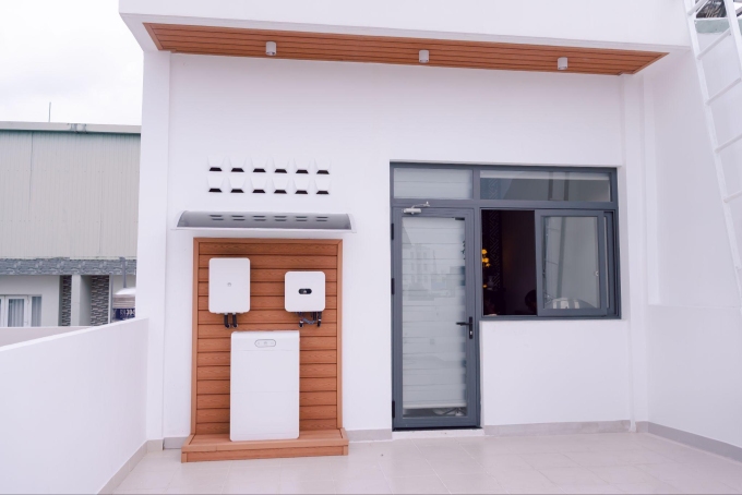 Hệ thống điện mặt trời Huawei do Manfusi Solar tư vấn và lắp đặt. Ảnh: Manfusi Việt Nam