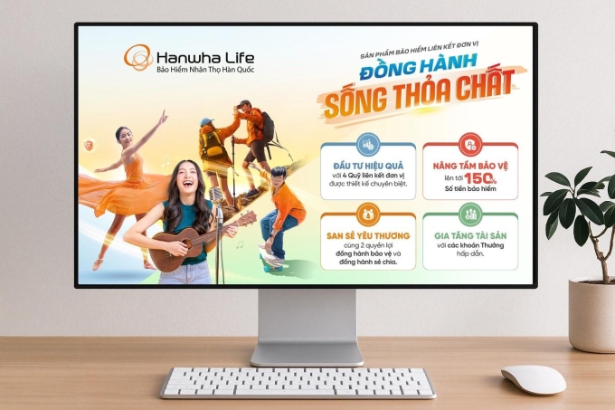 Sản phẩm Đồng hành thỏa chất. Ảnh: Hanwha Life Việt Nam
