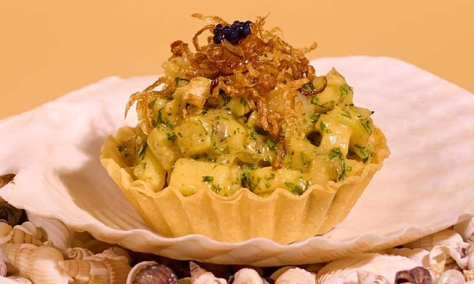 Món sò điệp táo của quán. Ảnh: NVCC