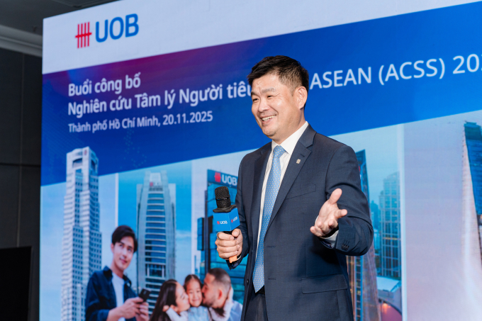 Ông Paul Kim chia sẻ tại sự kiện. Ảnh: UOB