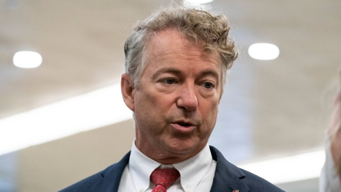 Thượng nghị sĩ Cộng hòa Rand Paul tại Đồi Capitol ở Washington hồi năm 2021. Ảnh: AP