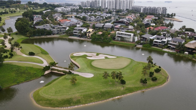 Sentosa Cove là nơi an trú của nhiều tài phiệt Singapore và thế giới.