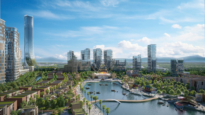 Phối cảnh minh họa một phần quần thể Da Nang Downtown. Ảnh: Sun Group