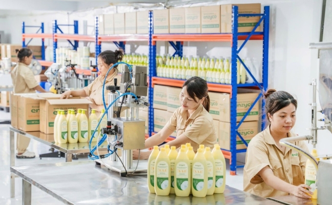 Enzyco kiên trì sản xuất lành, sạch từ năm 2020. Ảnh: Enzyco