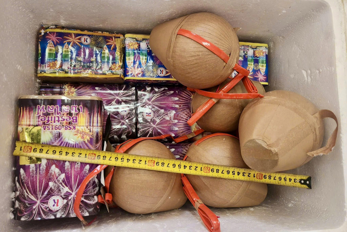 Tang vật được cảnh sát thu giữ. Ảnh: Công an cung cấp