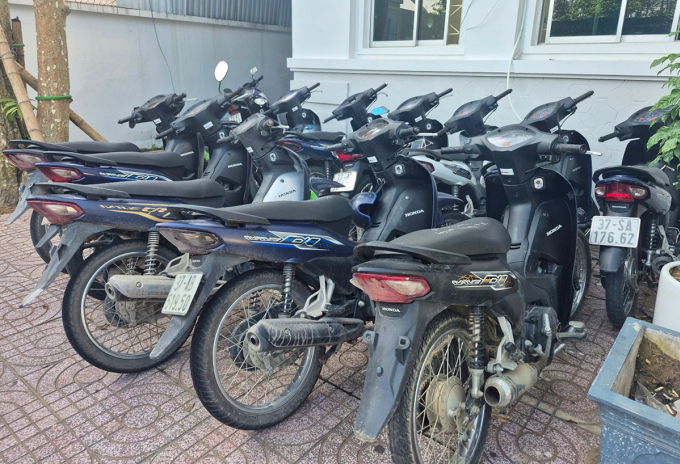 Tang vật vụ án được cảnh sát thu giữ. Ảnh: Hòa Vang