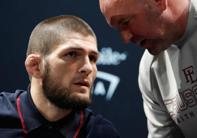 Chiếc tai biến dạng của Khabib Nurmagomedov. Ảnh: Sun