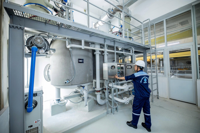 Hệ thống sản xuất và cung cấp nước sạch được tự động hóa của Sawaco. Ảnh: Sawaco